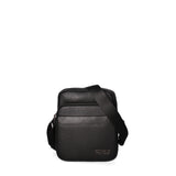 Borsa a tracolla da uomo in vera pelle Casual PC3216-NERO Northampton Polo Club