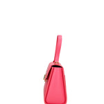 Borsa a mano da donna 100% pelle 07204-L317 FUXIA Viola Castellani