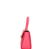 Borsa a mano da donna 100% pelle 07204-L317 FUXIA Viola Castellani