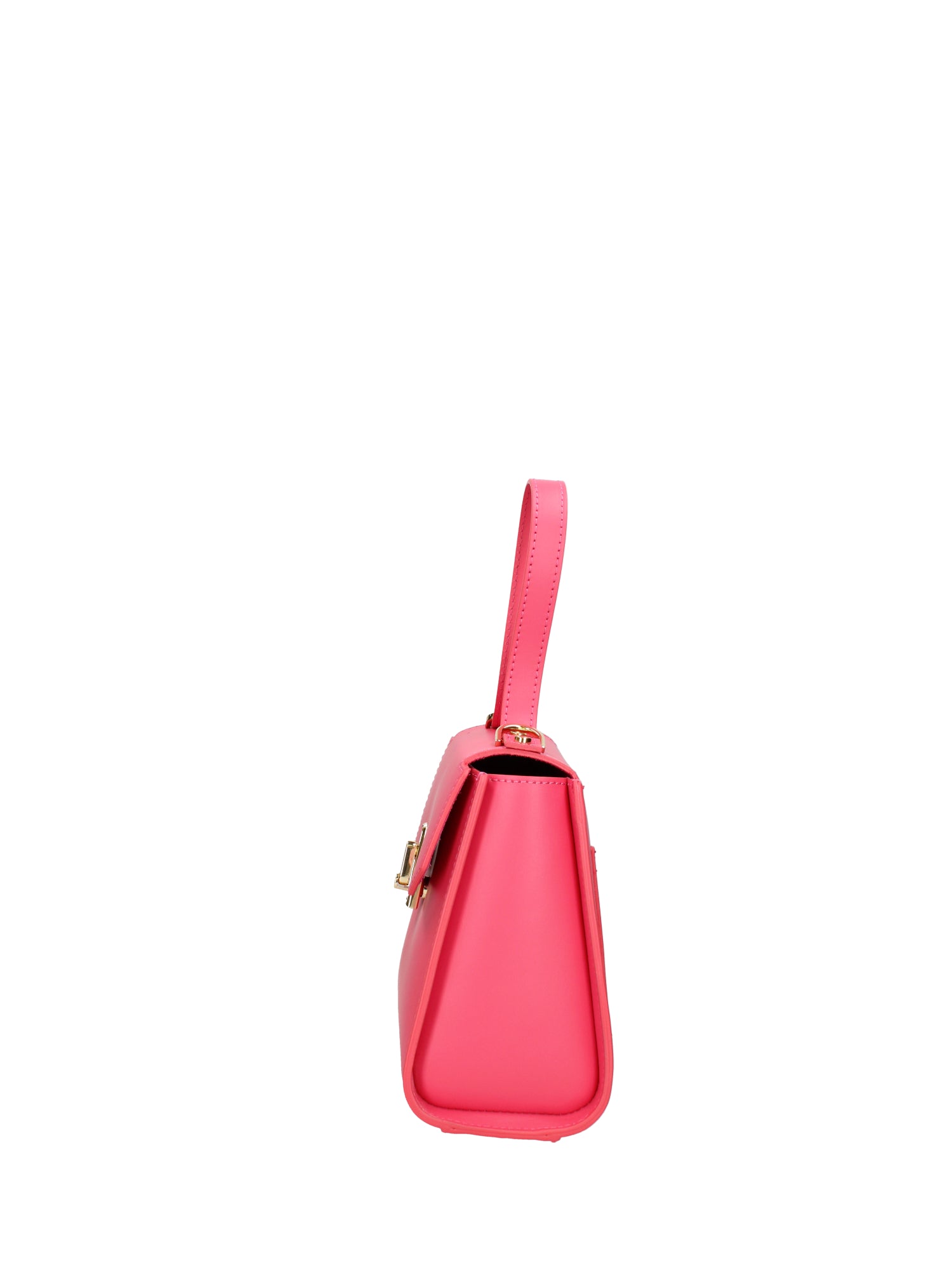 Borsa a mano da donna 100% pelle 07204-L317 FUXIA Viola Castellani
