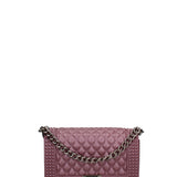Borsa a mano donna 100% gomma FLAT PENKA M-DARK MAUVE-BRUSH CDF Marc Ellis