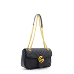 Borsa a tracolla da donna 100% pelle vegana PU GGB011BLK Gabriella G Firenze