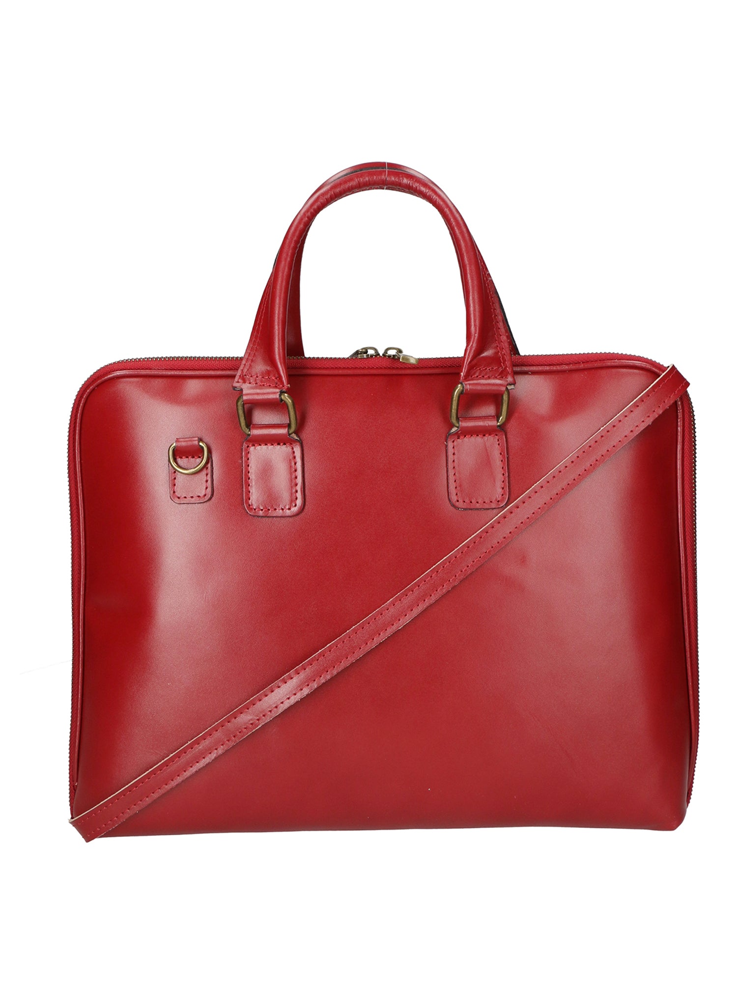 Fabiana Borsa a mano unisex Vera pelle 9033-ROSSO RED Gave Lux