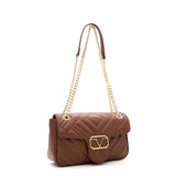 Siviglia Borsa a tracolla da donna Ecopelle VT-206-MARRONE 19V69 Italia