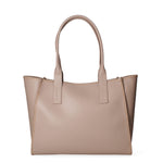 Borsa a spalla da donna 100% pelle riciclata 07225-Taupe Viola Castellani