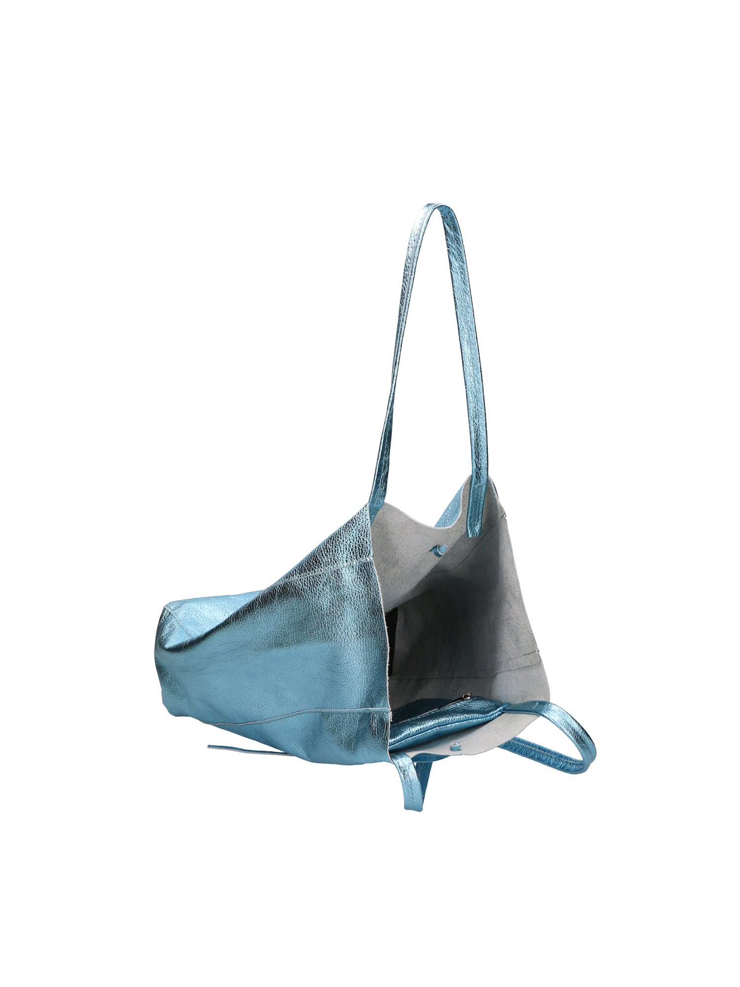 Iride Borsa a mano da donna 100% pelle 05921-DL92 CELESTE Gave Lux