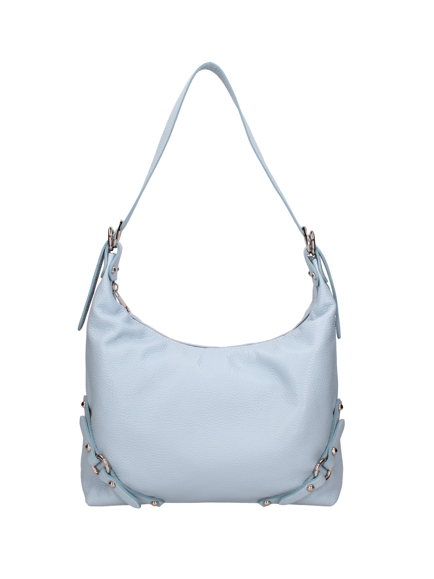 Fiorenza Lux Borsa a spalla da donna Vera pelle 07140-D92 CELESTE Viola Castellani