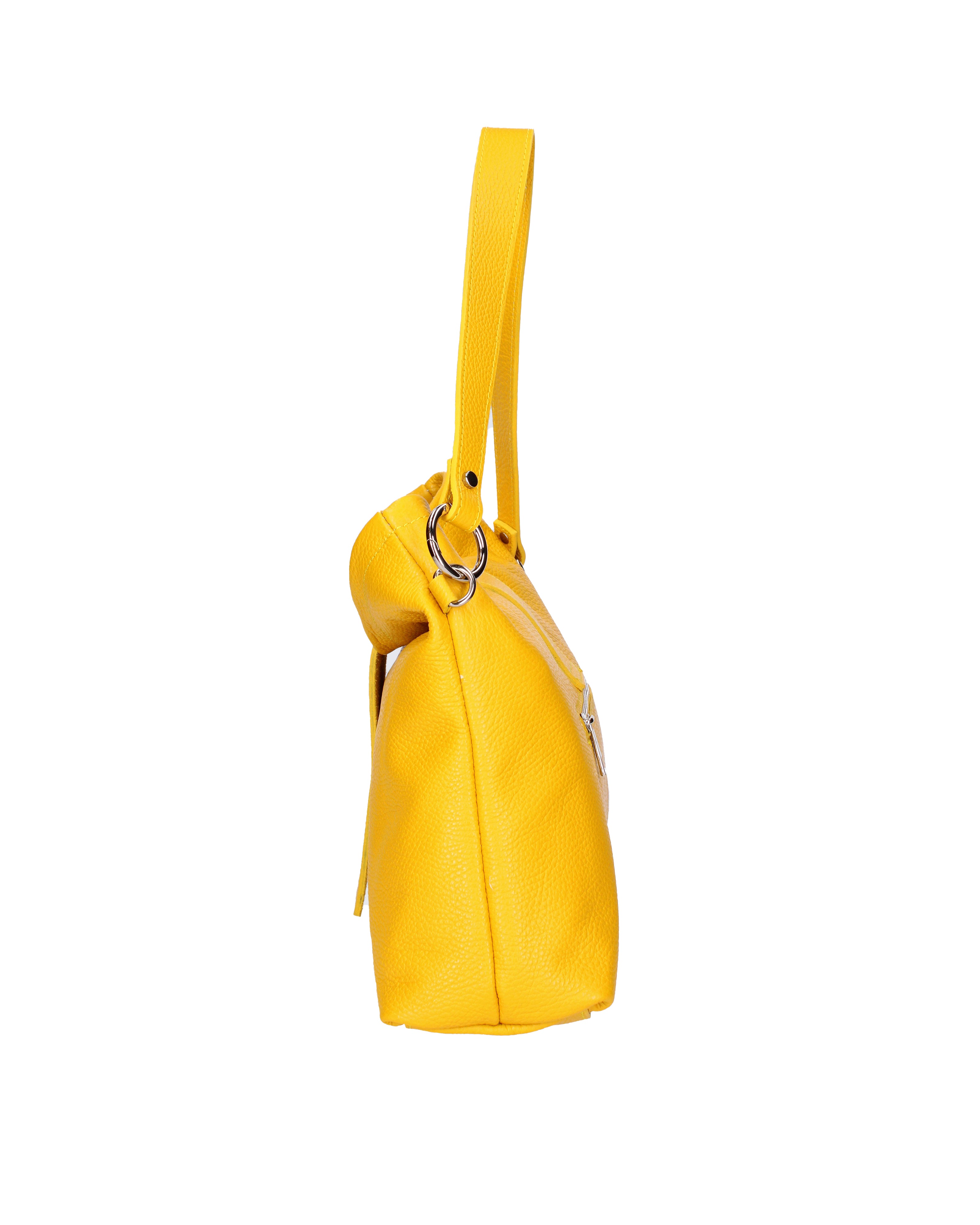 Grace Borsa a spalla da donna Vera pelle 07158-D04 GIALLO Viola Castellani