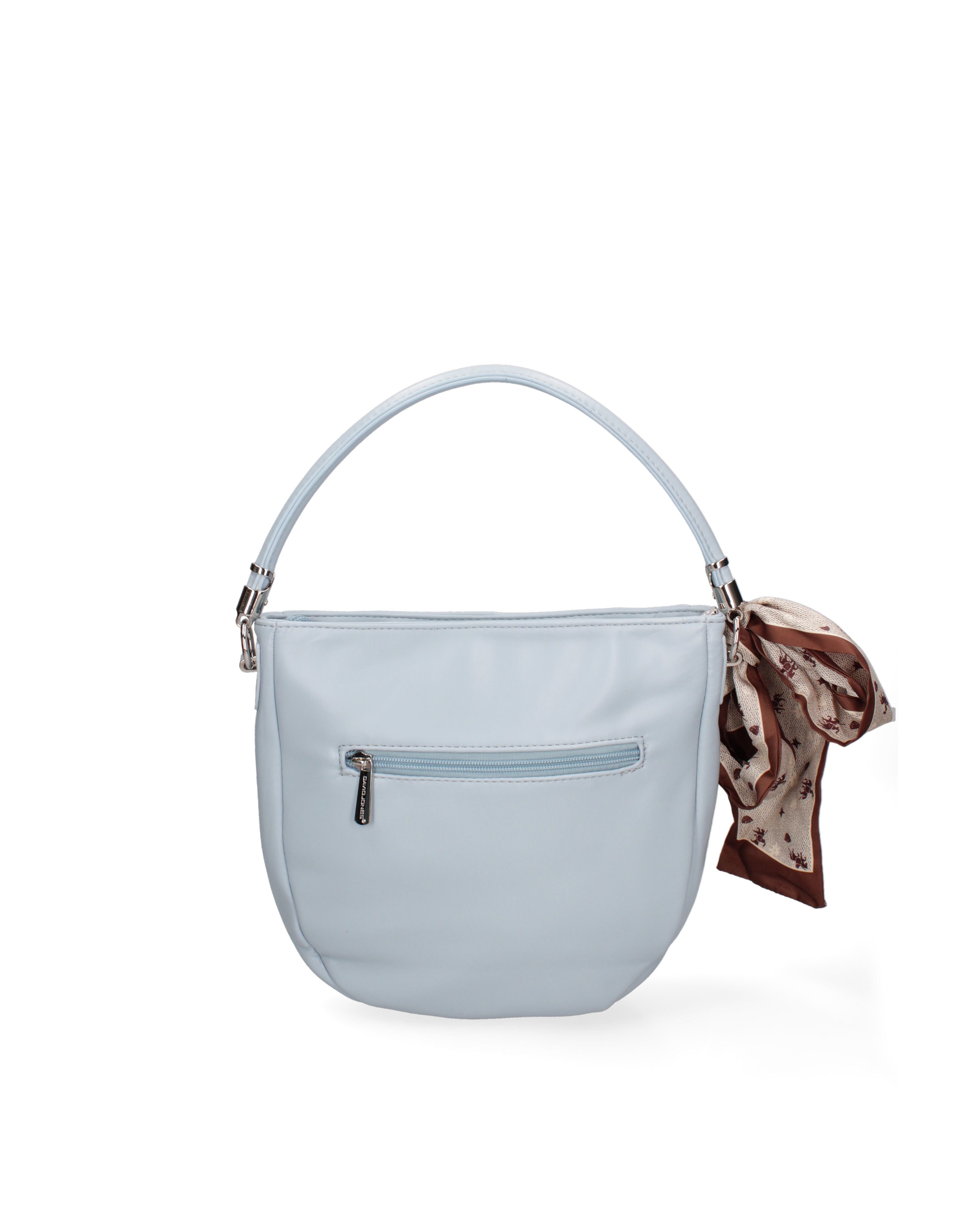 Borsa a mano da donna Ecopelle vegana CM6486-PALEBLUE David Jones