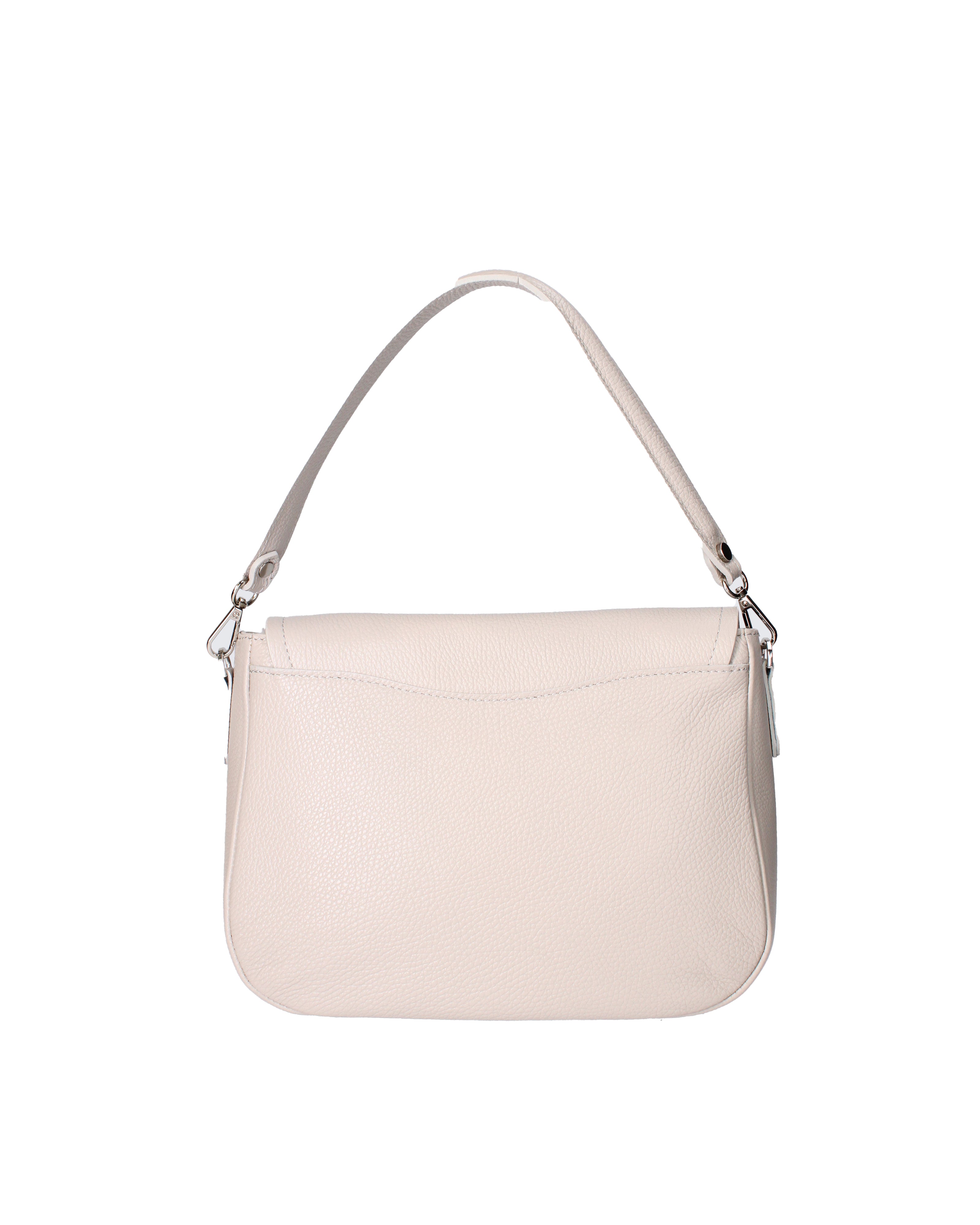 Sabina Borsa a spalla da donna Vera pelle 07139-D86 GRIGIO PERLA Viola Castellani