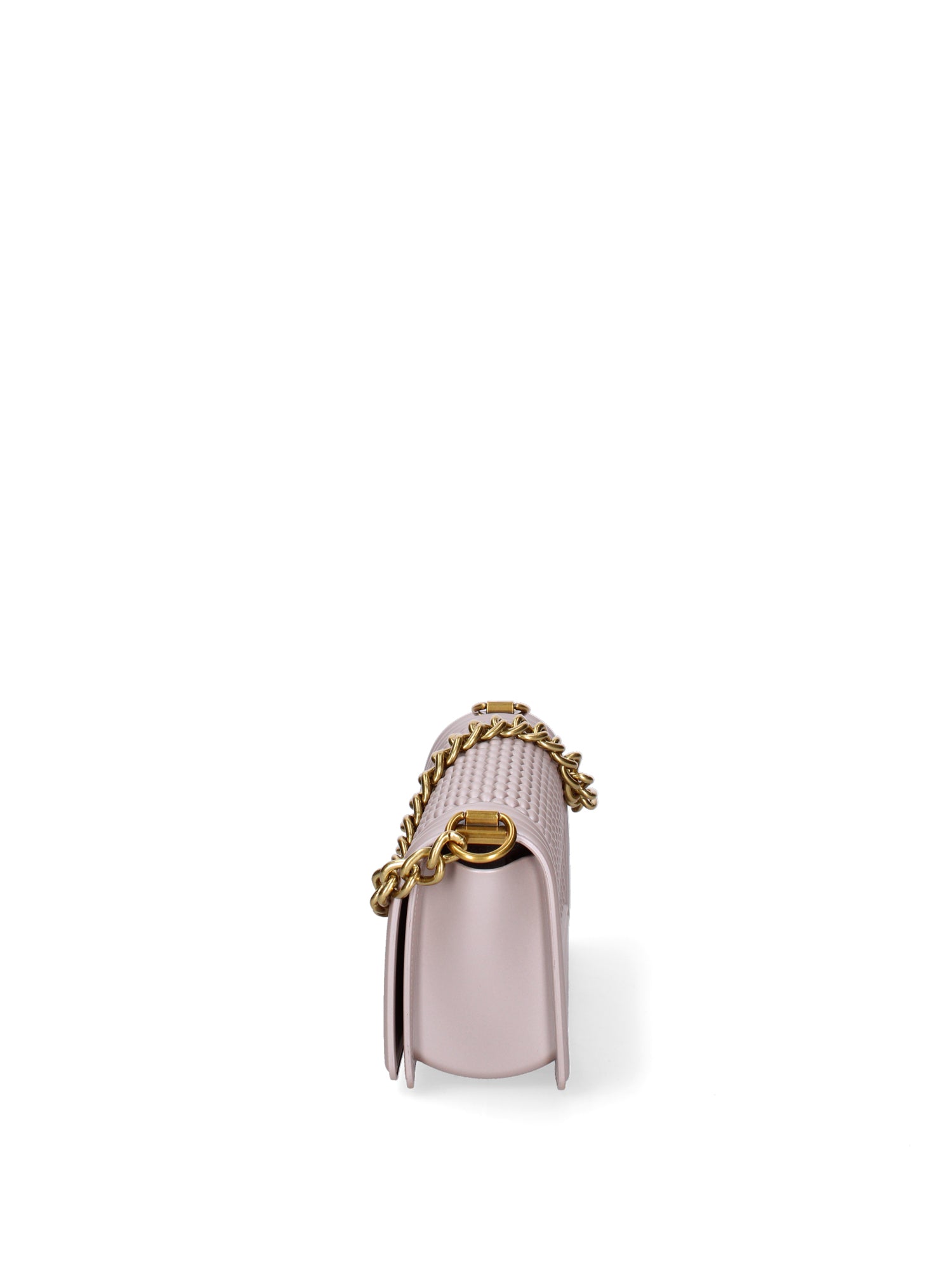 Borsa a mano da donna 100% Pvc FLAT-S-BALL 24-STONE - LIGHT GOLD Marc Ellis