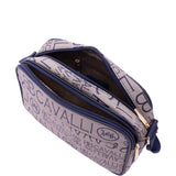 Borsa a tracolla da donna Ecopelle BC1374-BLU B Cavalli