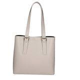 Germana Borsa a spalla da donna 100% pelle 05924-B86 GRIGIO Gave Lux