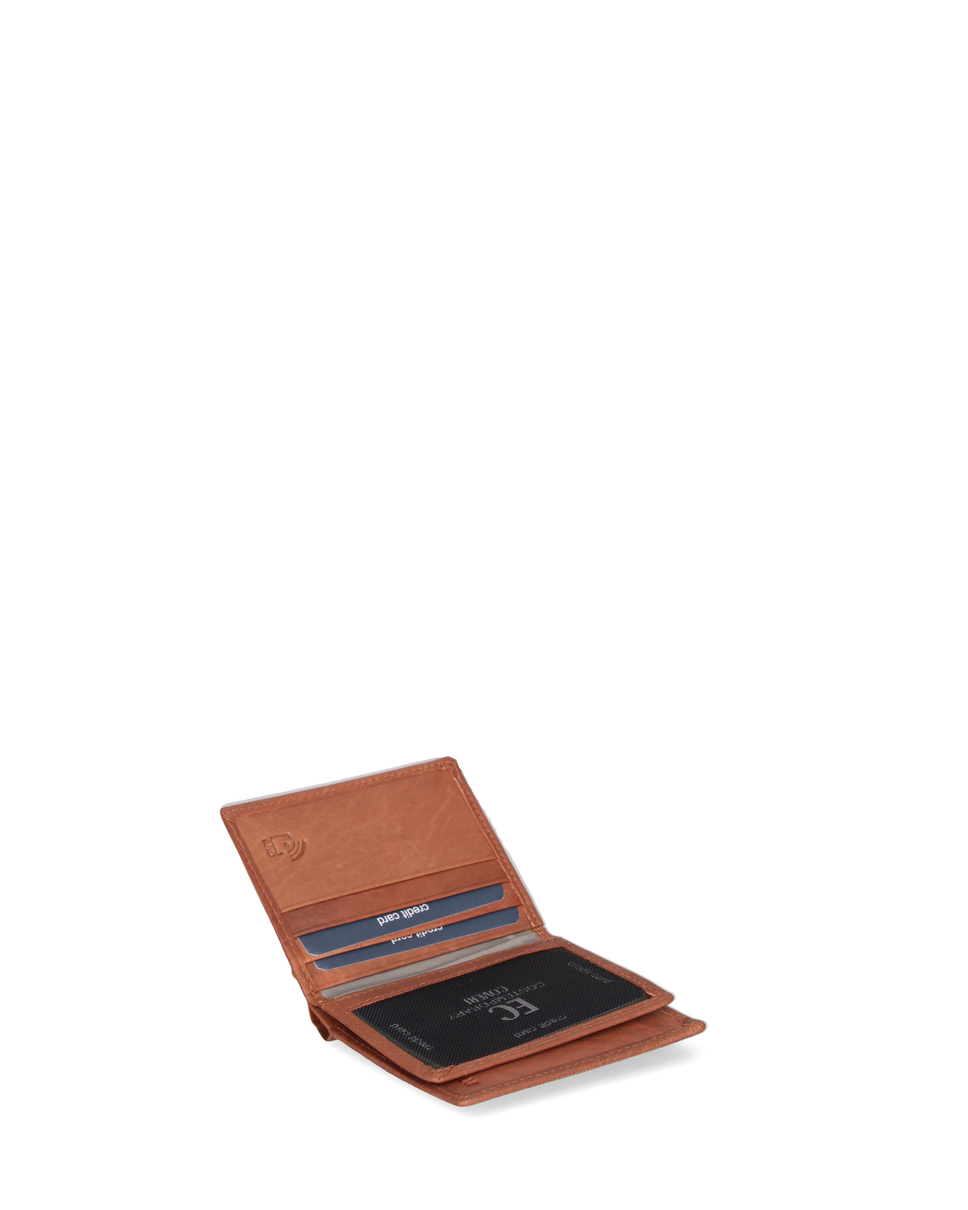 Portafoglio uomo in vera pelle Casual EC7631-52-MARRONE EC Contemporaly COVERI