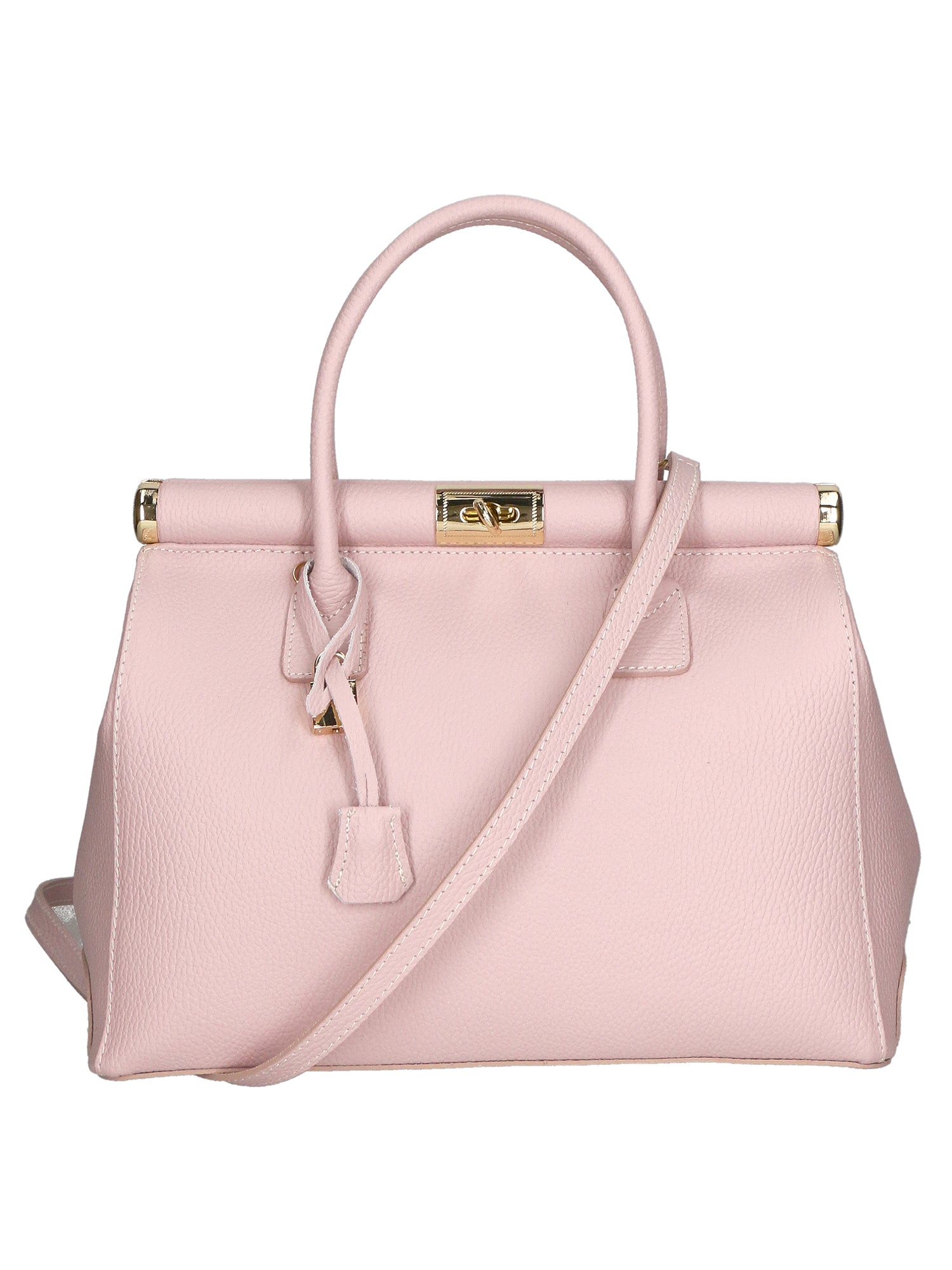 Aleria Borsa a mano da donna Vera pelle 8005-D13 ROSA Gave Lux