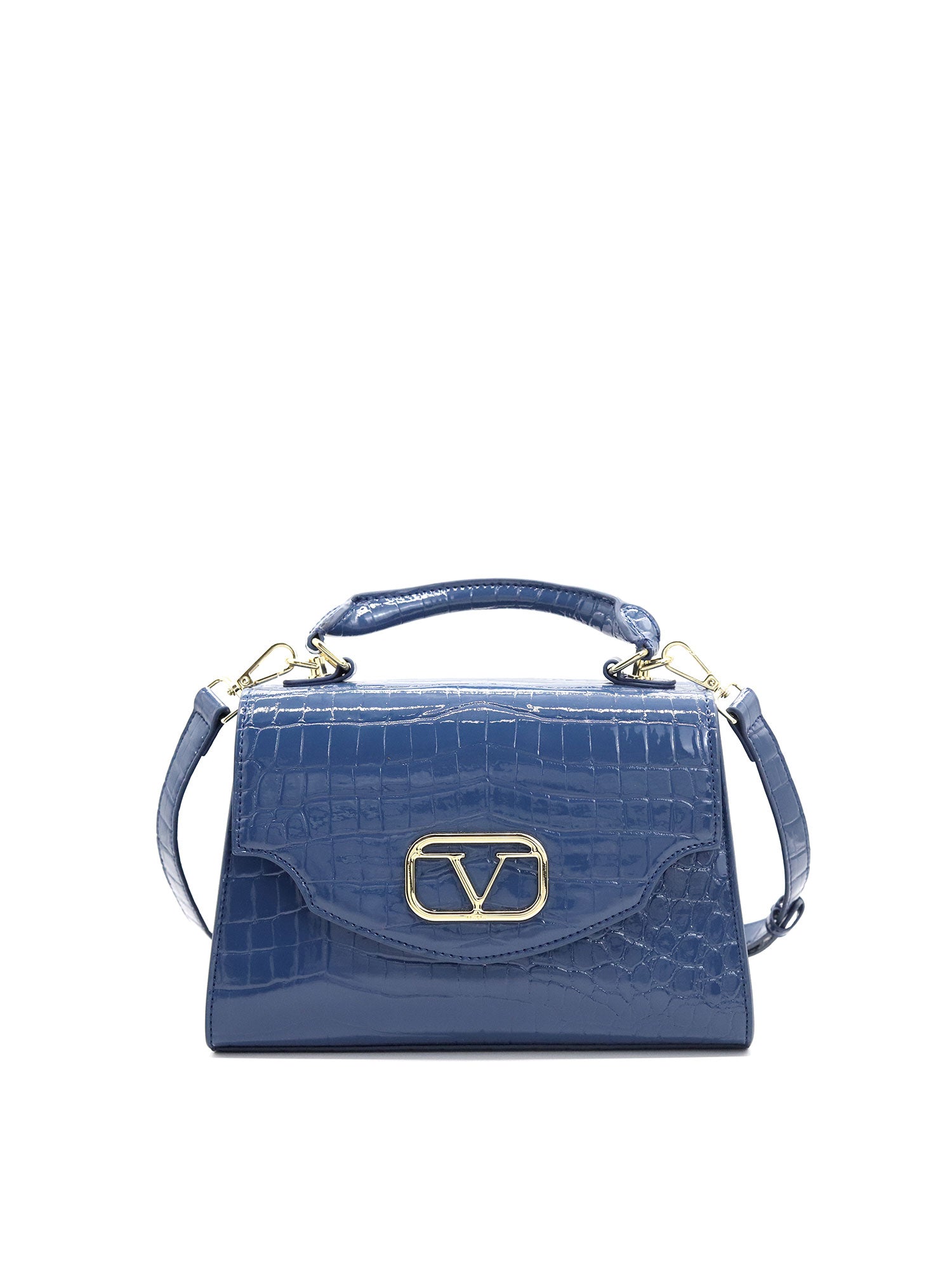 Cannes Borsa a mano da donna Ecopelle VC-208-BLU NAVY 19V69 Italia