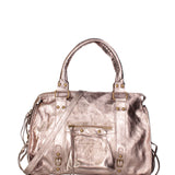 Novara Borsa a spalla da donna Vera pelle 06090 LM-L005 BRONZO Gave Lux