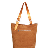 Borsa a spalla da donna Vera pelle 07312-D56A CUOIO+L006 Roberta Rossi