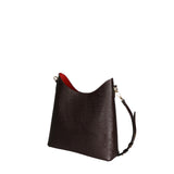 Carmine Borsa a spalla da donna Vera pelle 05442-LU23 T.MORO DARK BROWN Gave Lux