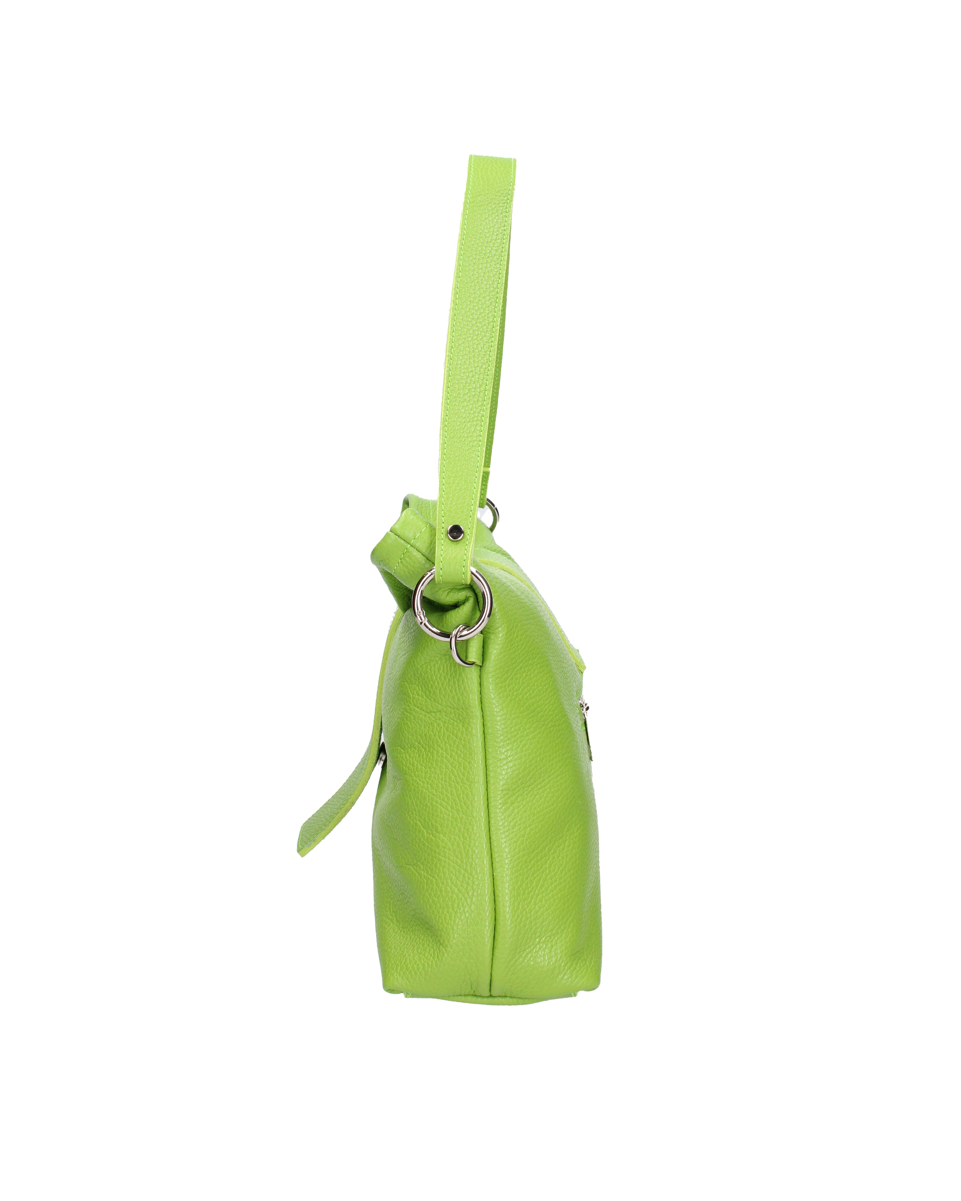 Grace Borsa a spalla da donna Vera pelle 07158-D12 VERDE Viola Castellani