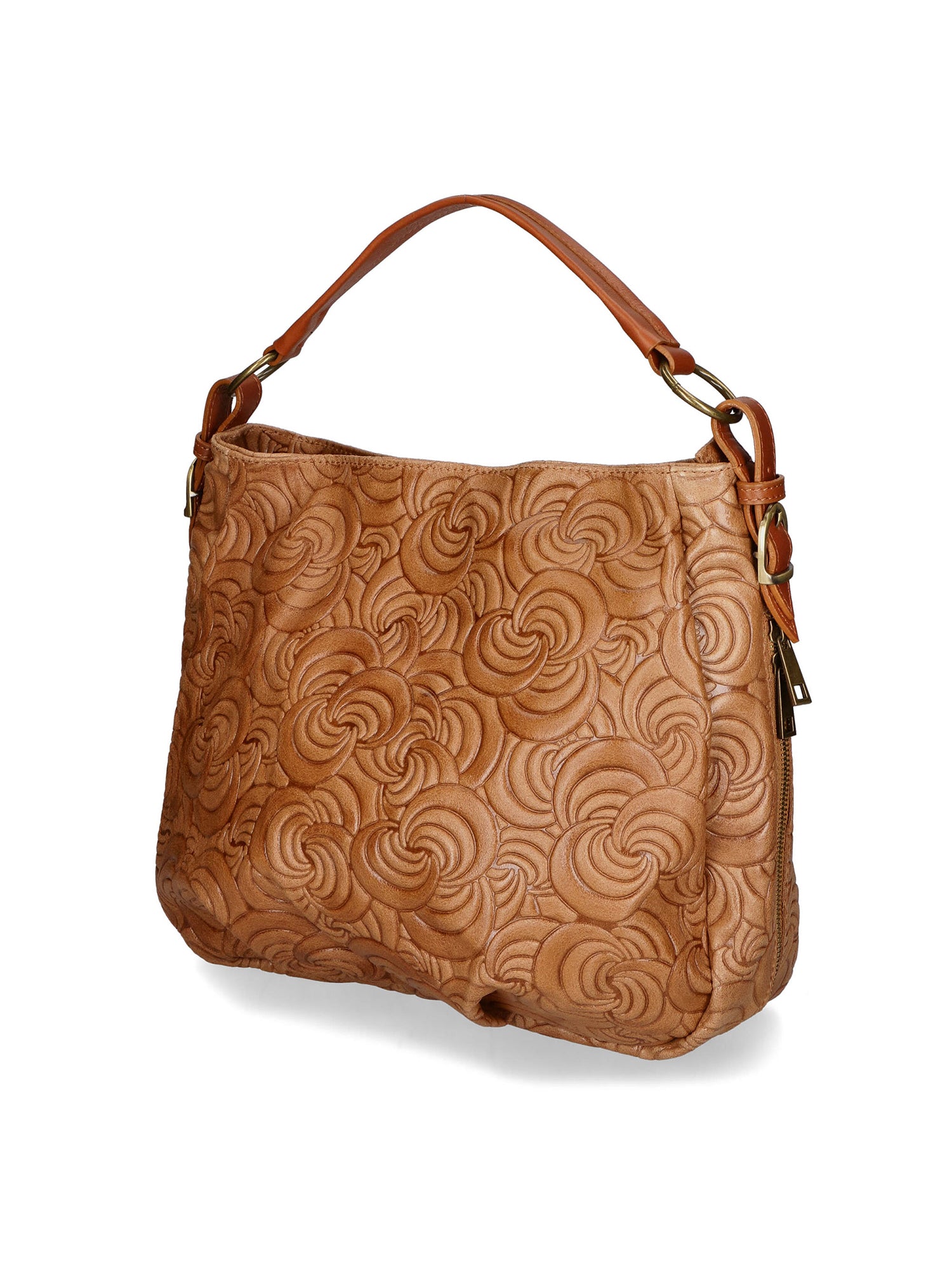 Lumelia Borsa a mano da donna Vera pelle 80013-031 CUOIO SCURO Gave Lux