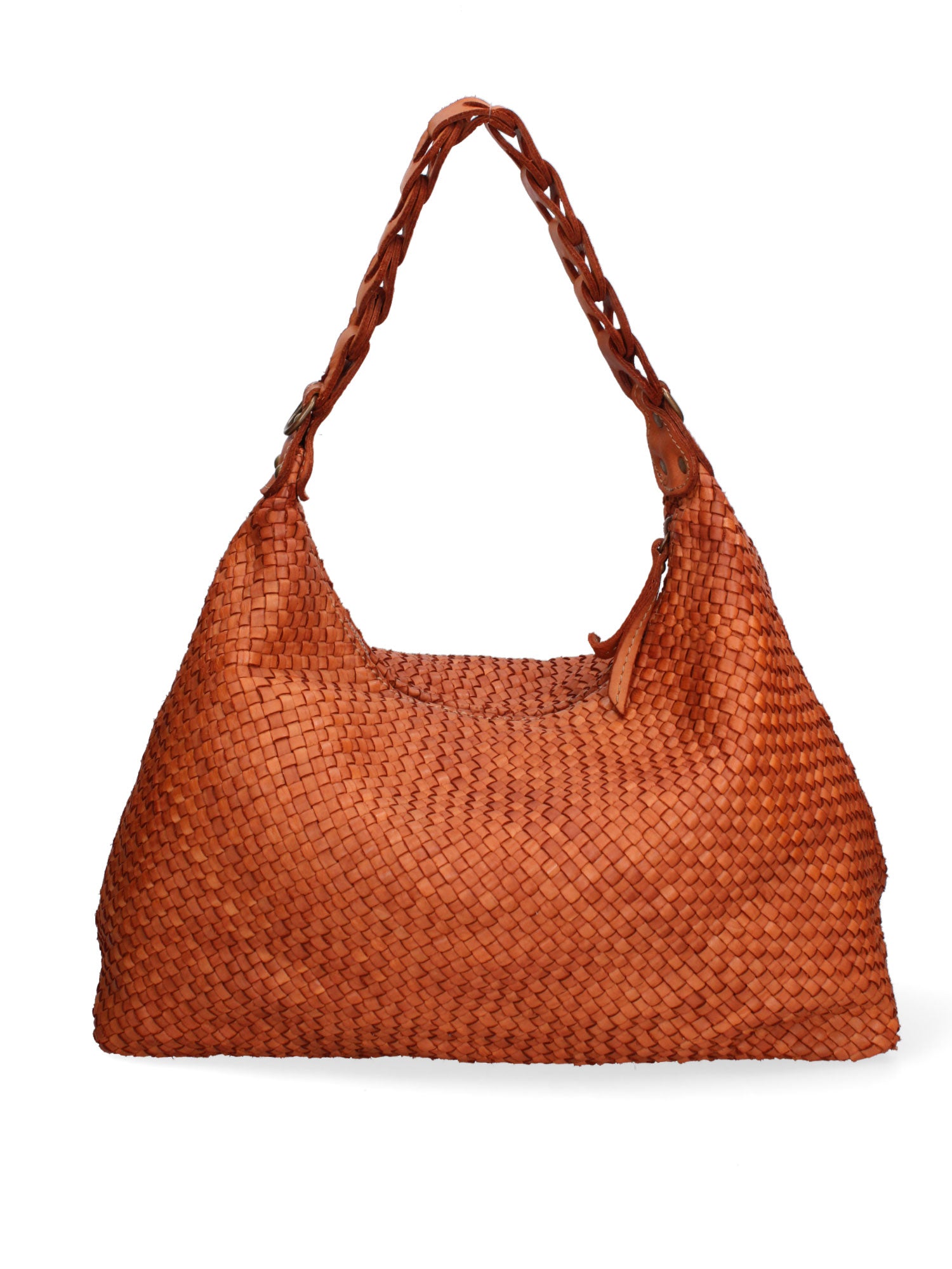 Asteria Borsa a spalla da donna Vera pelle 7799-CUOIO Gave Lux