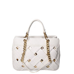 Rosalind Borsa a mano da donna 100% poliuretano B17151-BIANCO Braccialini