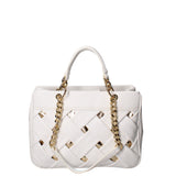 Rosalind Borsa a mano da donna 100% poliuretano B17151-BIANCO Braccialini