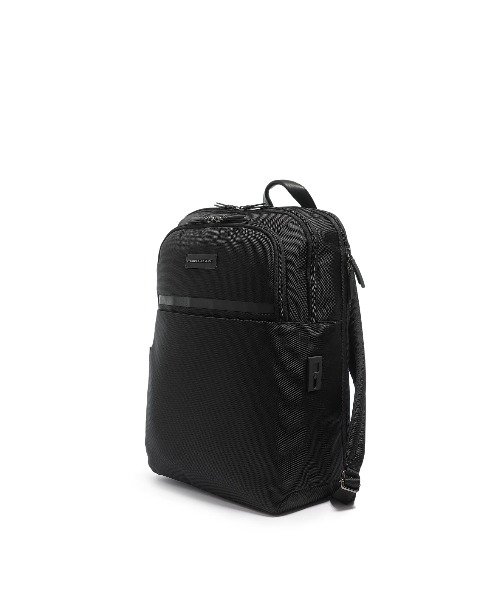 Zaino da uomo in tessuto Casual MO-02CL-BLACK Momo Design