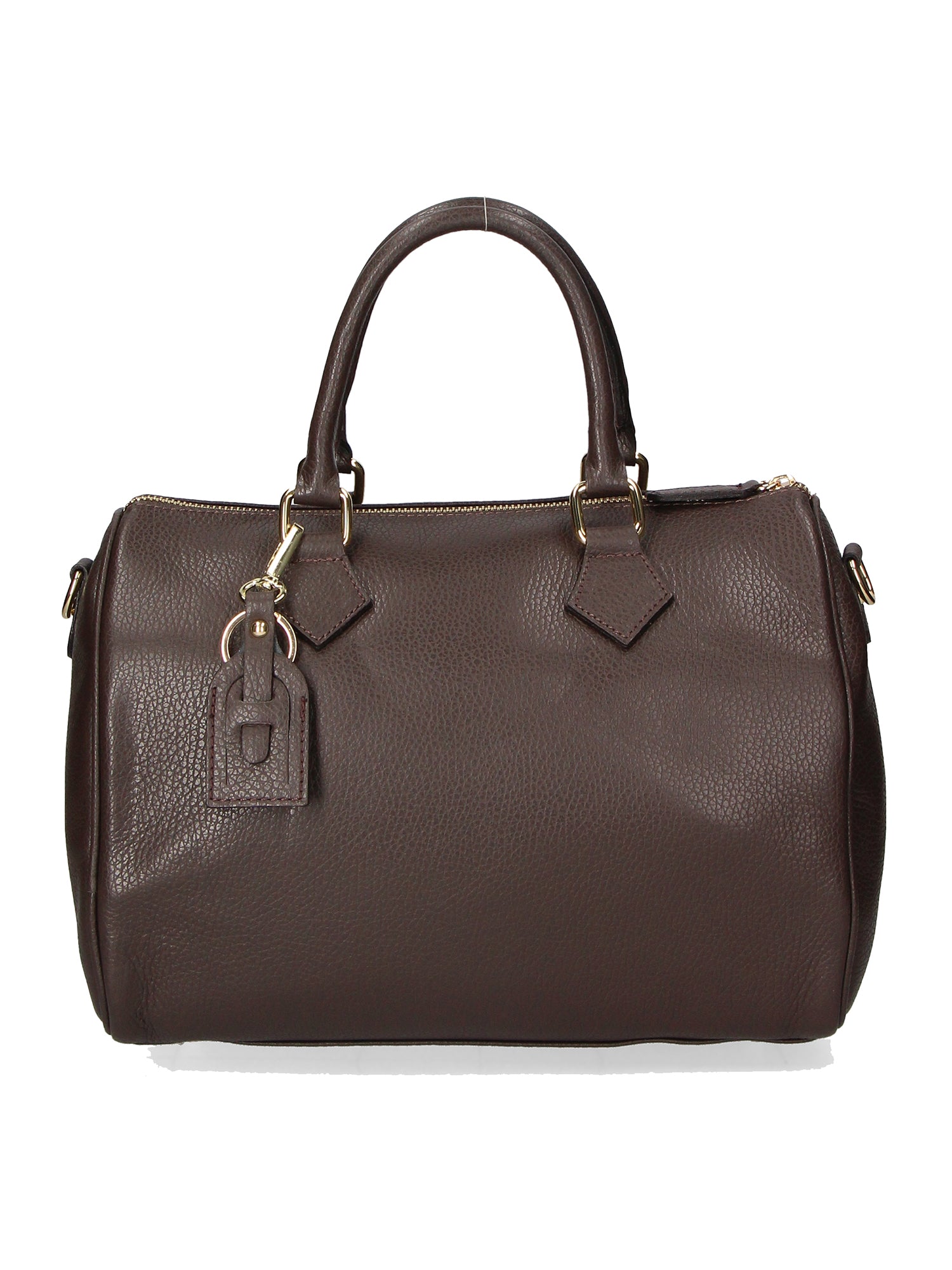 Aralia Borsa a bauletto da donna 100% pelle 5176-D23 T.MORO DARK BROWN Gave Lux