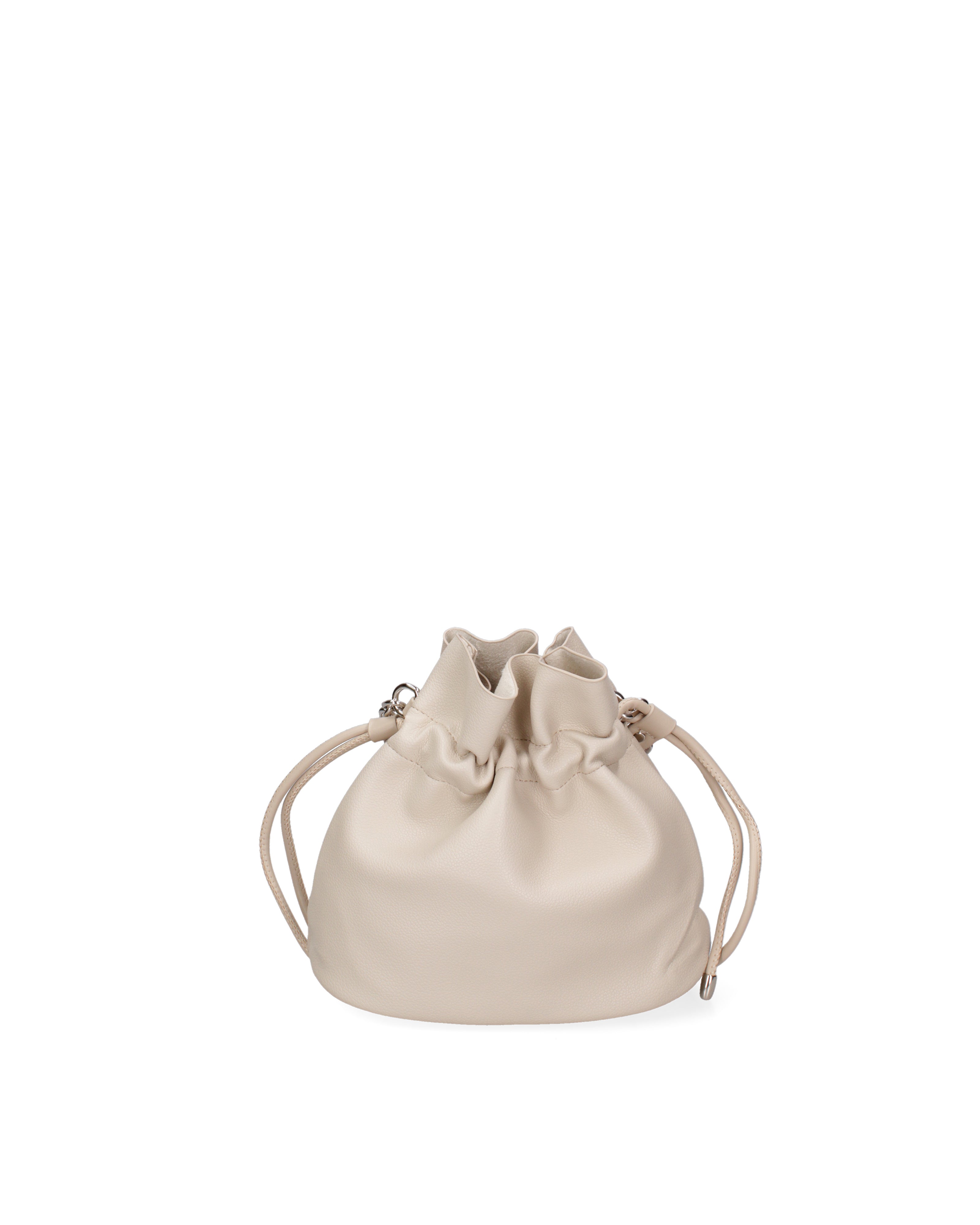 Borsa a secchiello da donna 100% PVC F6717-1-BEIGE David Jones