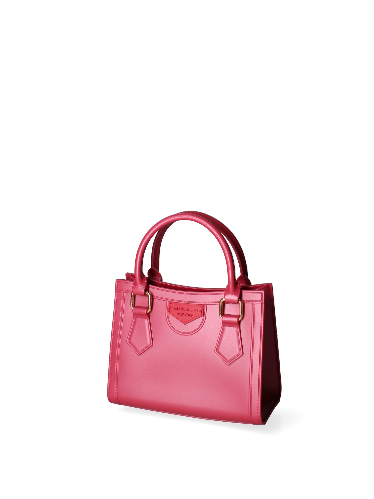 Borsa a mano da donna 100% Pvc FLAT-WOOD-S 24-CHERRY - GOLD Marc Ellis