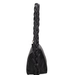 Isara Borsa a spalla da donna Vera pelle 07170-NERO BLACK Gave Lux