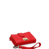 Portafoglio donna in vera pelle Casual LB7702-29-RED Laura Biagiotti