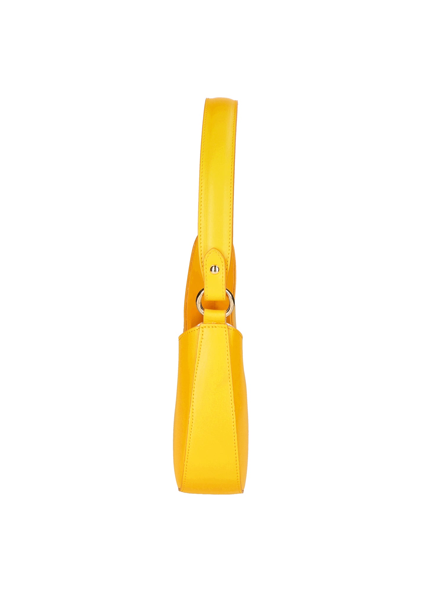 Amelie Borsa a spalla da donna 100% pelle 05254-GIALLO B04 Gave Lux