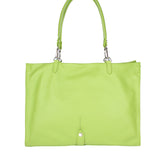 Borsa a mano da donna 100% vera pelle 07138-D12 VERDE Roberta Rossi