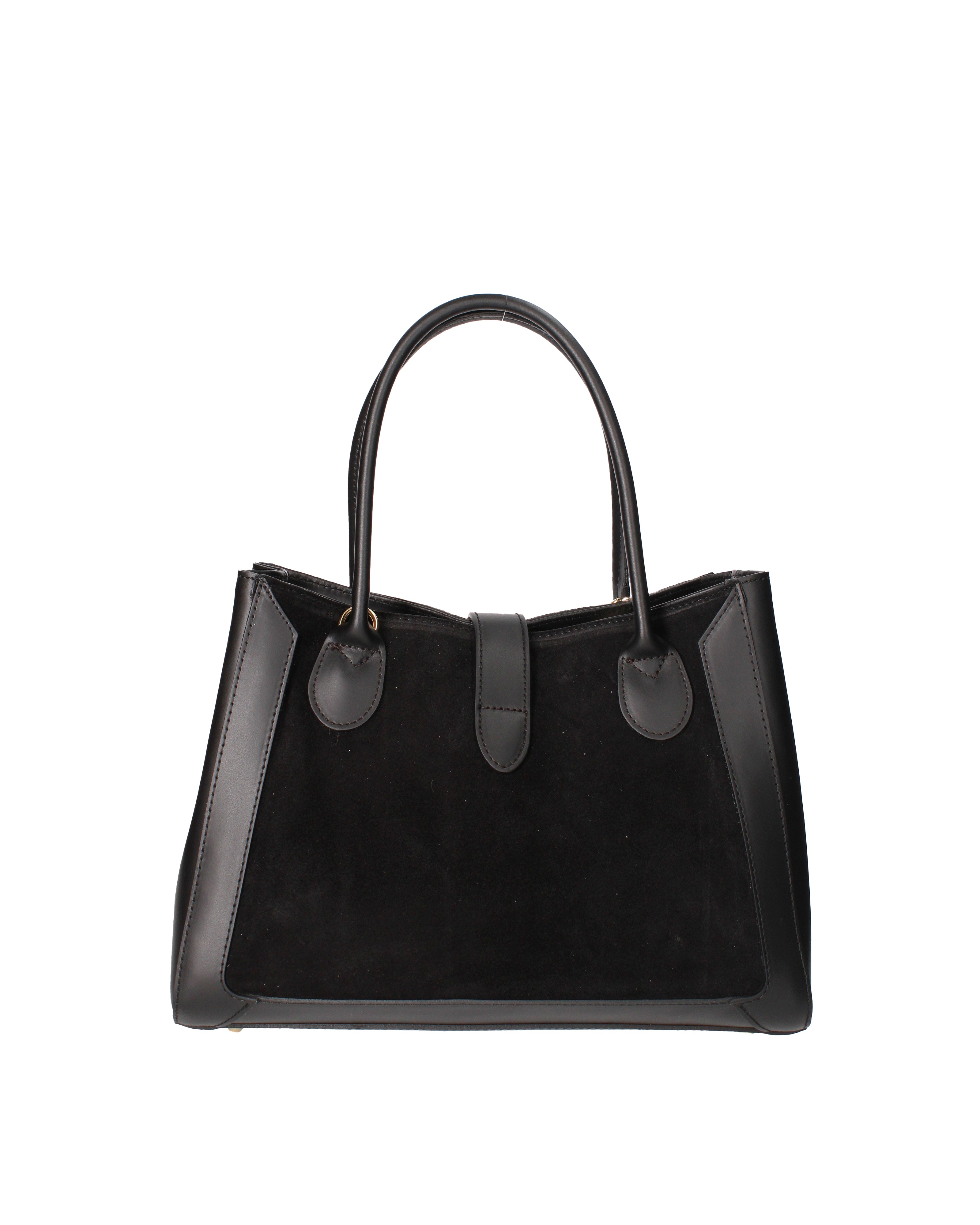 Jordana Borsa a mano da donna Vera pelle e suede 07150-NERO Viola Castellani