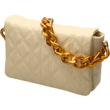 Aurélia Borsa a spalla da donna Vera pelle 04542-S37 LATTE Gave Lux