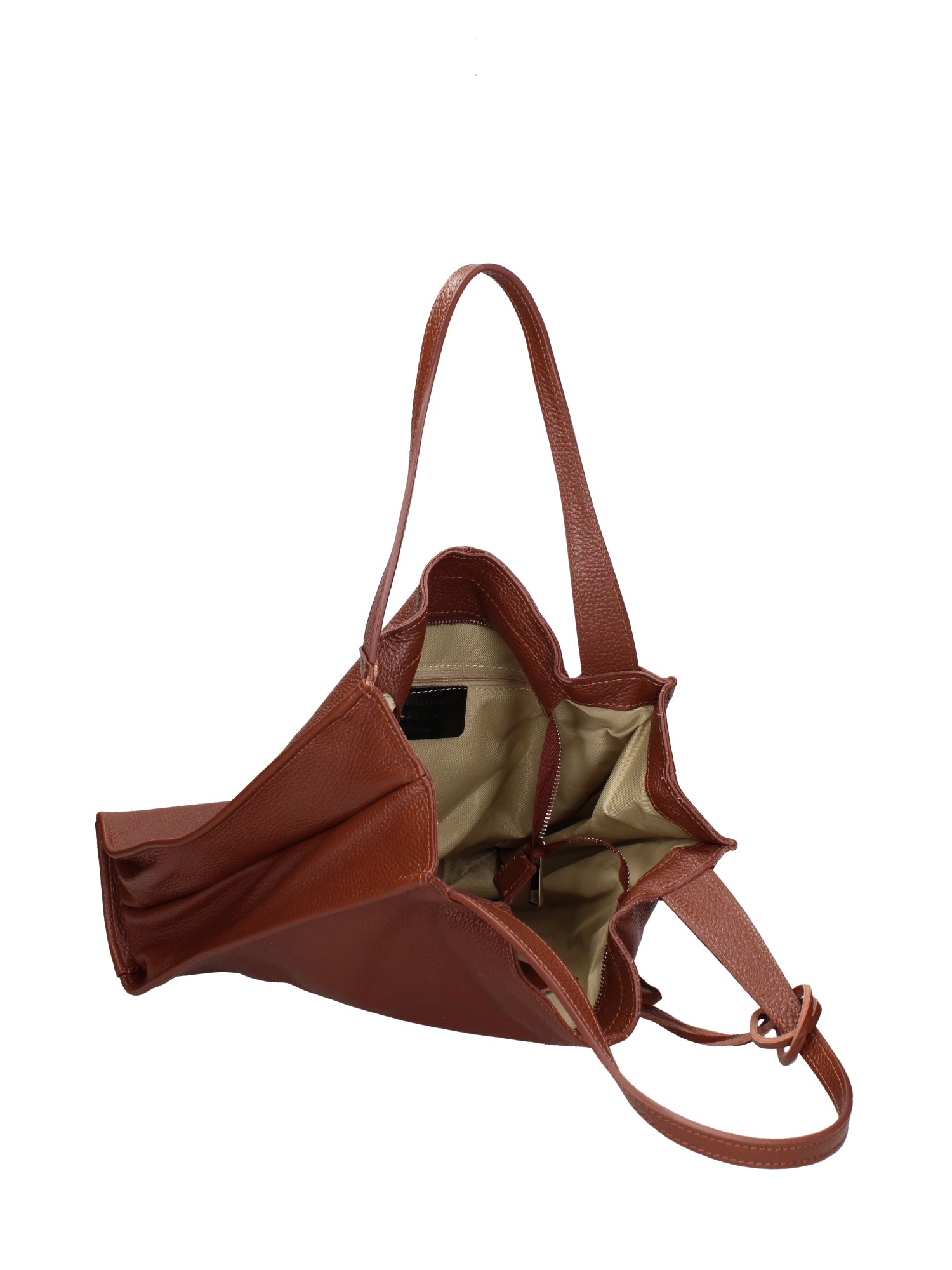 Seraphina Ultra Borsa a spalla da donna Vera pelle 3311-D21 MARRONE Gave Lux