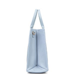 Borsa a mano da donna 100% pelle vegana PU 715-3PT-LIGHTBLUE Diana&co