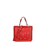 Florianne Borsa a tracolla da donna Vera pelle 1885-ROSSO Gave Lux