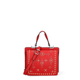 Florianne Borsa a tracolla da donna Vera pelle 1885-ROSSO Gave Lux