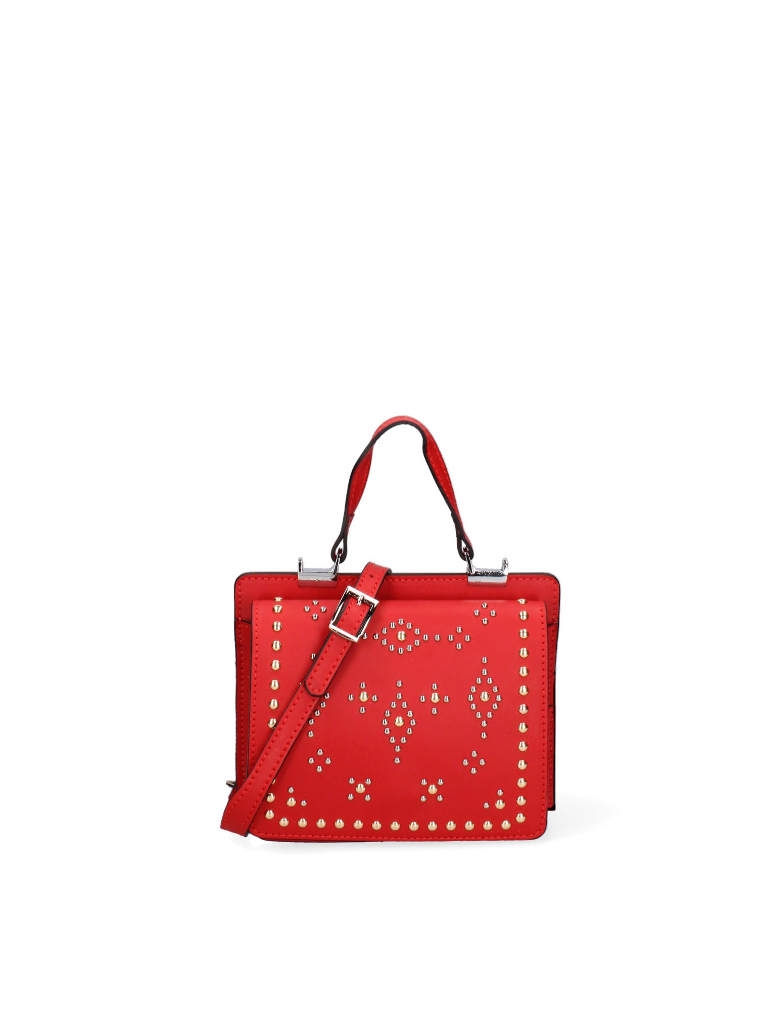 Florianne Borsa a tracolla da donna Vera pelle 1885-ROSSO Gave Lux