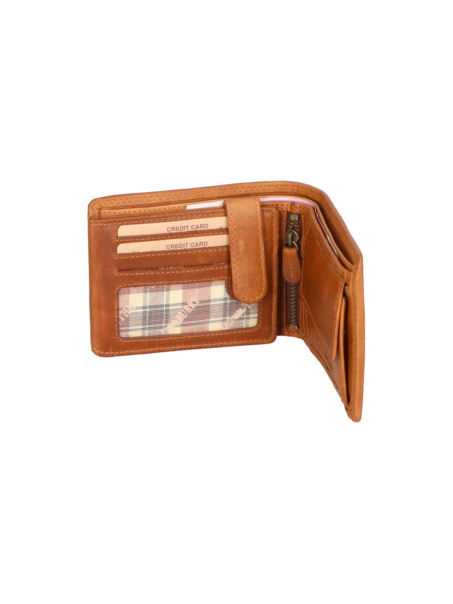 Portafoglio uomo in vera pelle RFID HILB-113BE-CUOIO Hill Burry