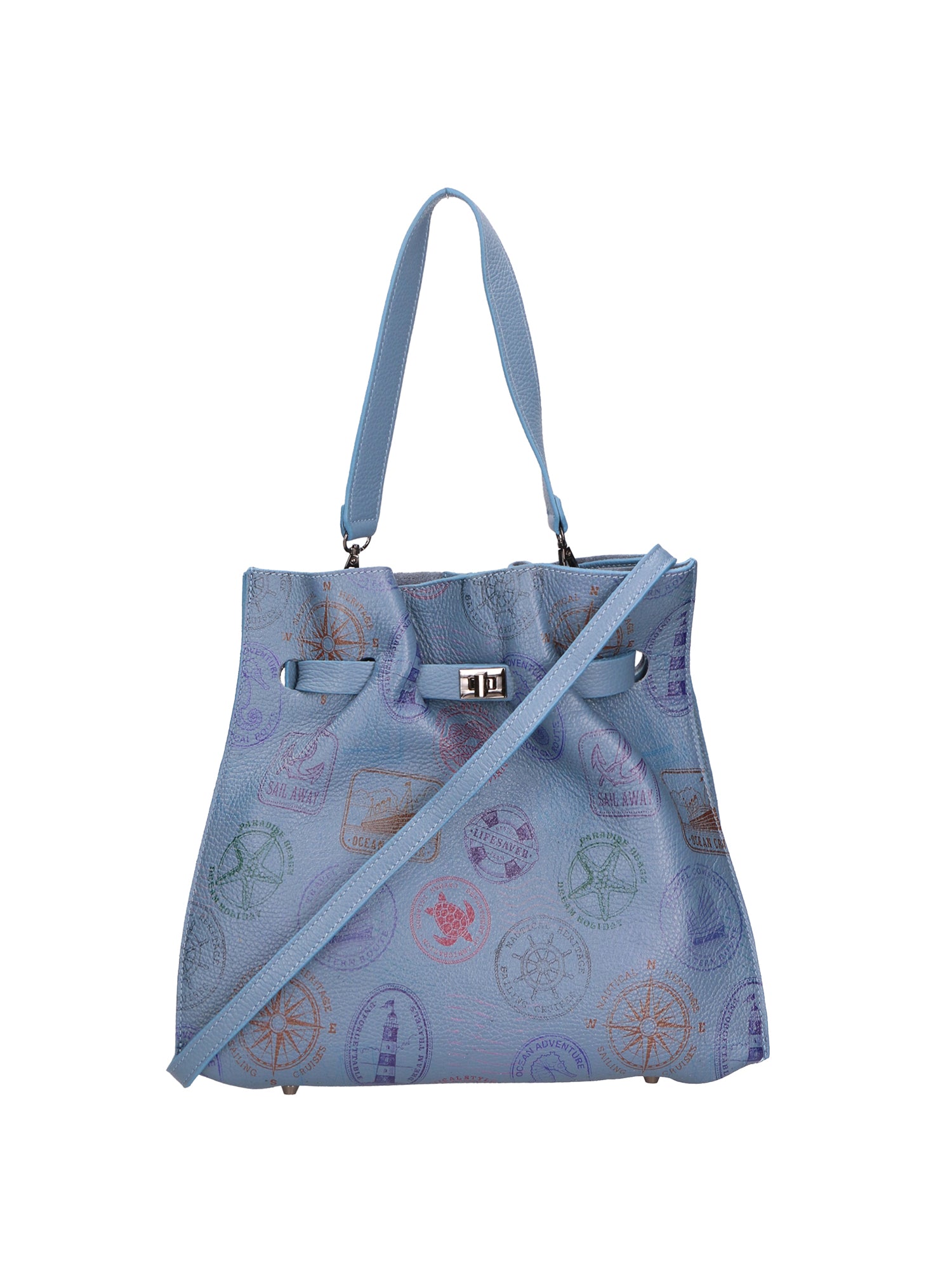 Voyageuse Borsa a mano da donna Vera pelle 564137-CIELO Gave Lux