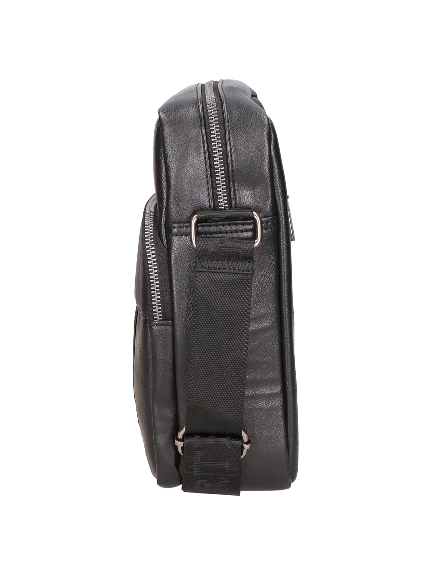 Borsa a tracolla uomo Pelle PU vegana PCL3102-BLACK Northampton Polo Club