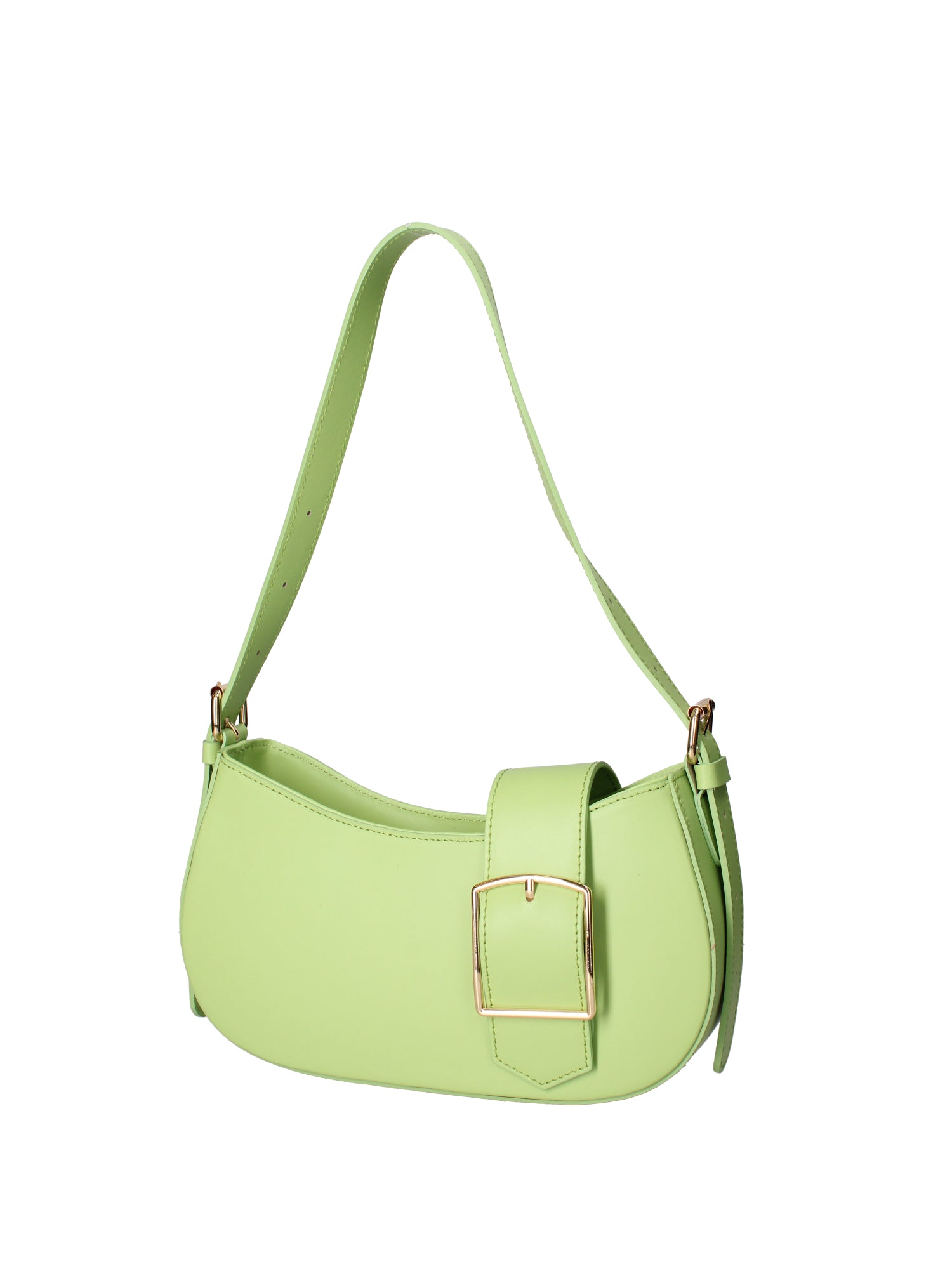 Borsa a spalla da donna 100% vera pelle 07213-L260 PISTACCHIO Roberta Rossi