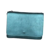 Angelica Pochette da donna Vera pelle 05413-L018 PETROLIO Gave Lux