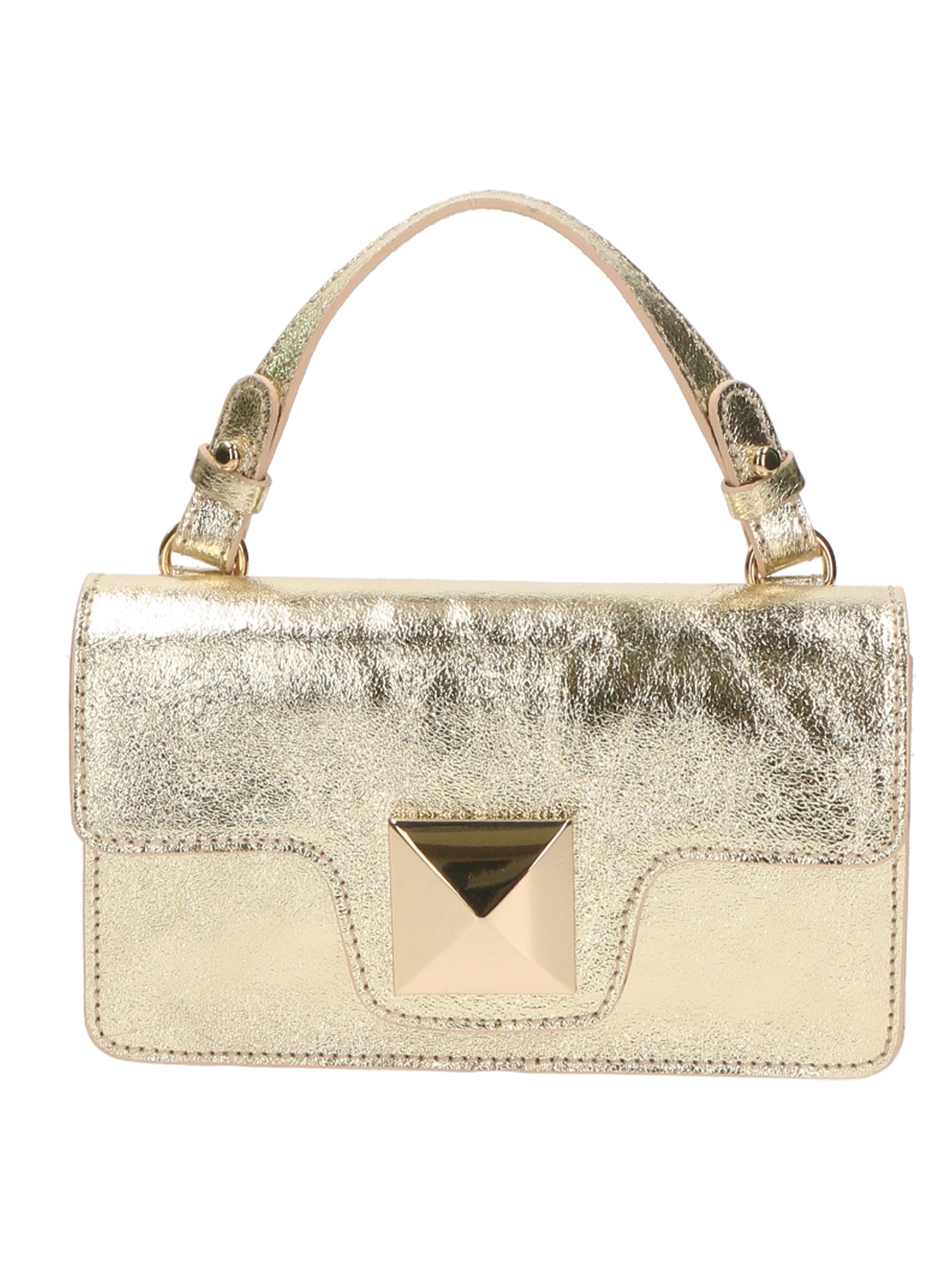Hellen Borsa a mano da donna Vera pelle 06010-L003 ORO Gave Lux