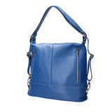 Vera pelle 07135-D22 BLUETTE Borsa a spalla convertibile Anjelica Viola Castellani